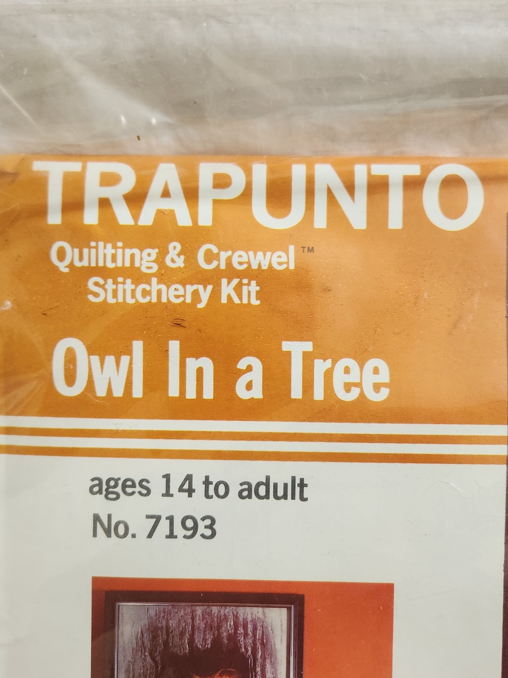 Trapunto Stitchery Kit "Owl In a Tree" - Picture 2 of 8